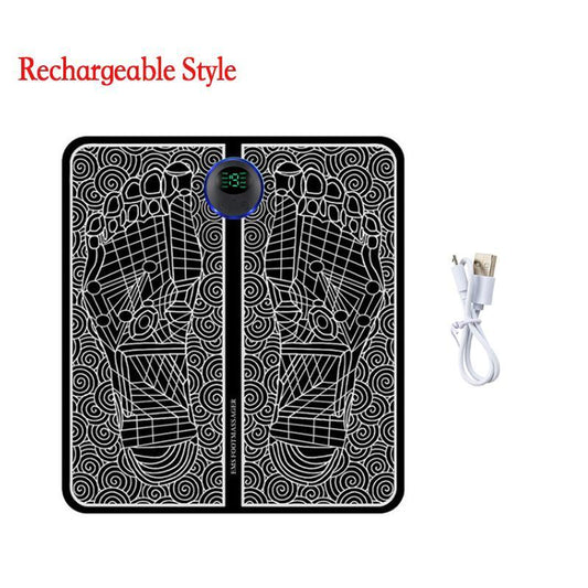 EMS Foot Massager Pad Portable Electric Muscle Stimulation