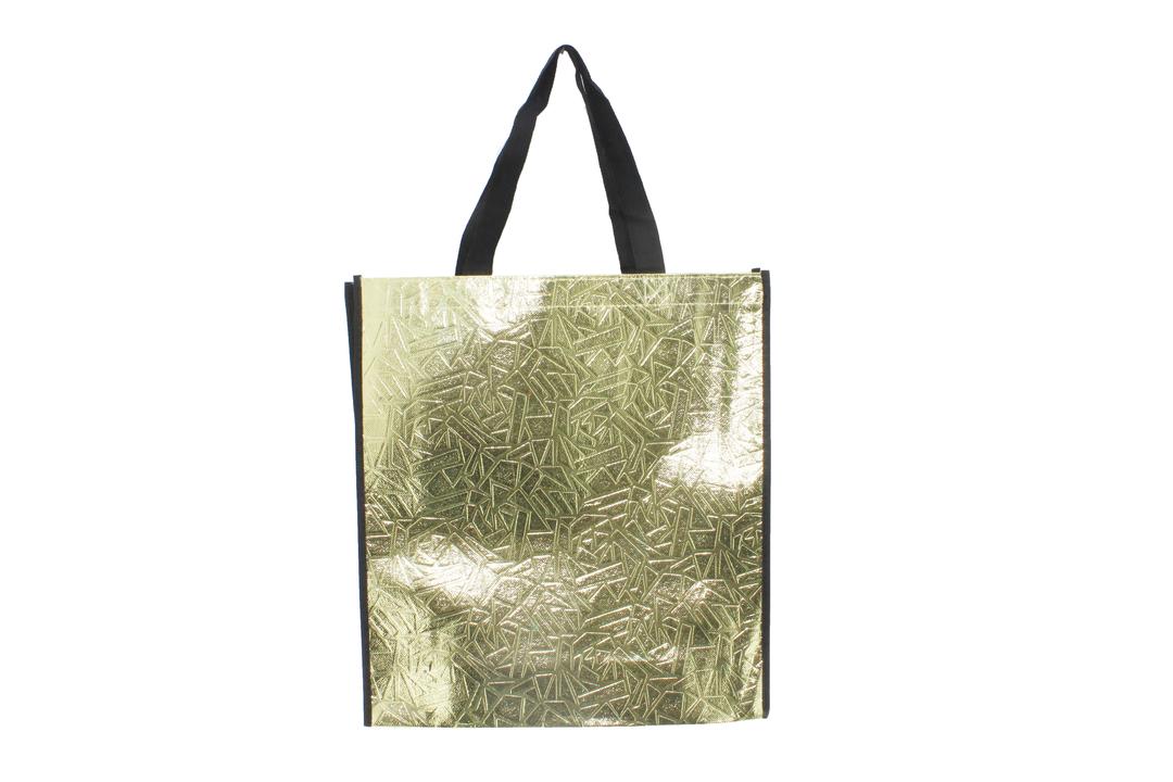 Non-Woven Fabric Tote Bag for Stylish Convenience - 34.5 x 12 x 38cm, Golden