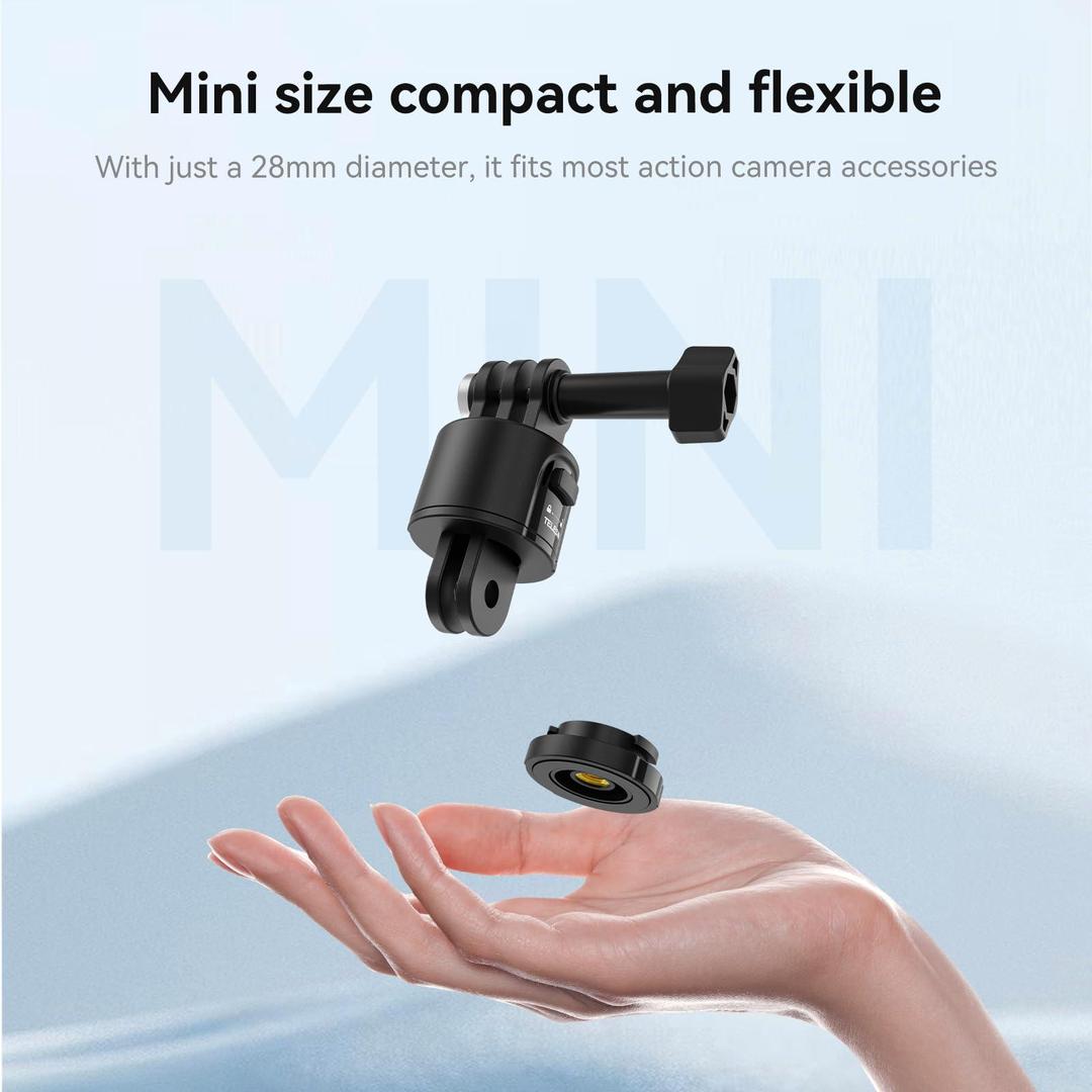 TELESIN Quick Release Mount Adapter For GoPro Accessories Magnetic Base, 24011404