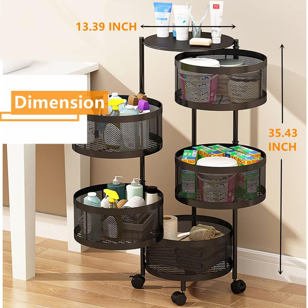 Rotating Kitchen Storage Rack