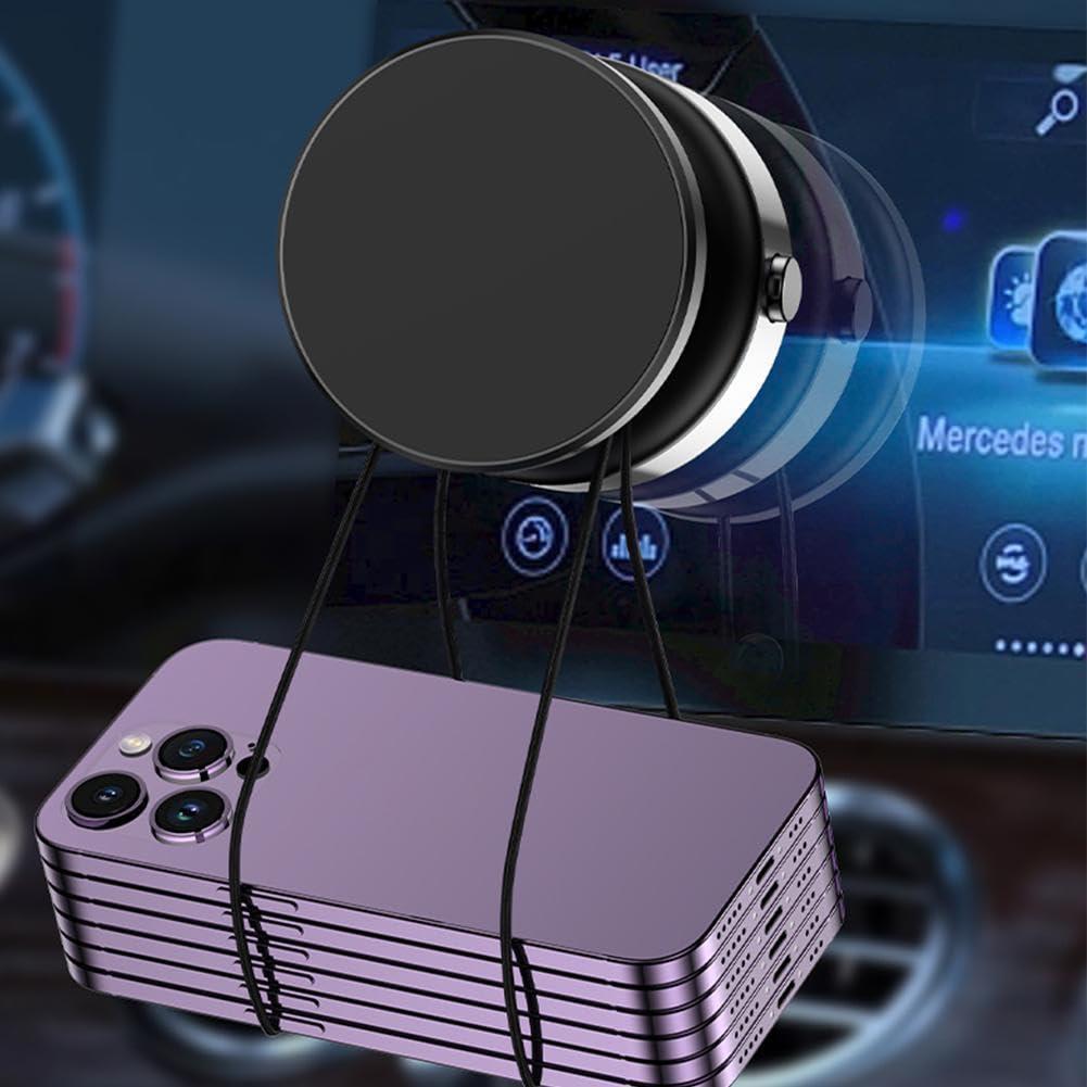 Magnetic Wireless Car Charger Mount - Fast Charging and Secure Hold