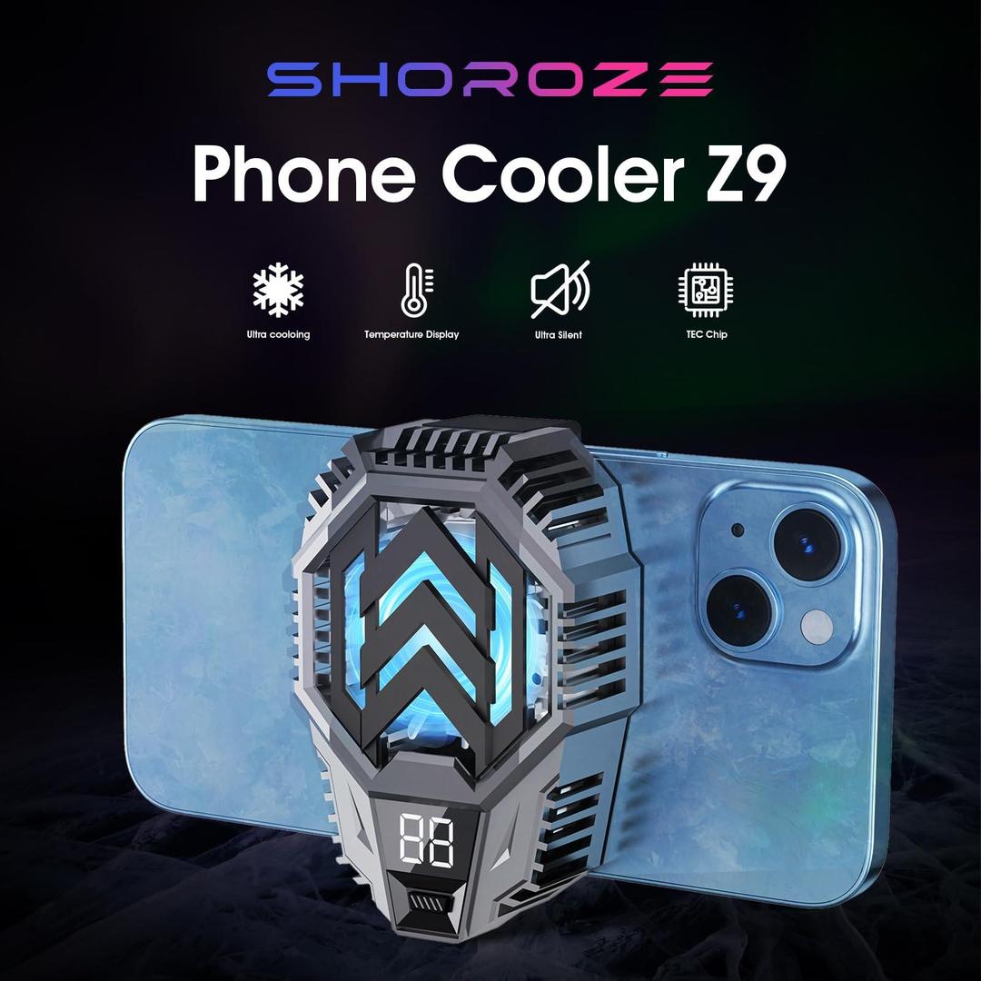 Phone Cooler Z9 with Temperature Display